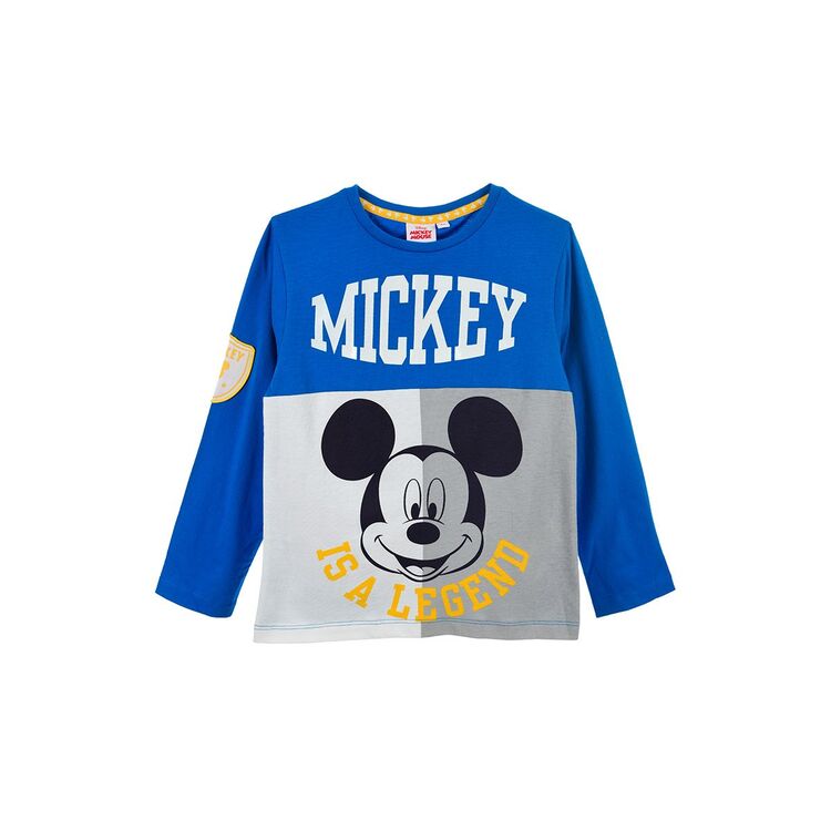 Mickey - Camiseta manga larga Azul claro 3A