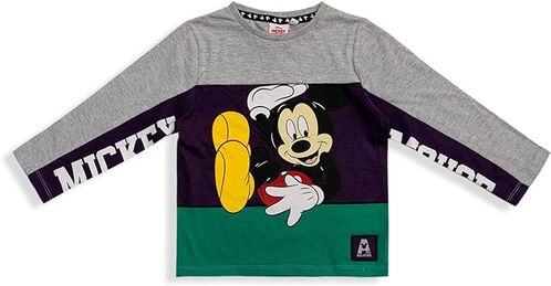 Mickey - Camiseta manga larga Verde 4A