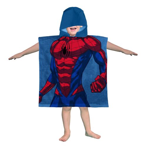 Spiderman - Poncho de playa , Spiderman, ( 60x120cm)