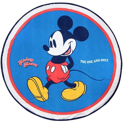 Mickey - Toalla con forma redonda (130x130 Cm)