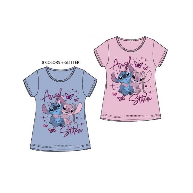 Stich - Camiseta infantil Azul claro 6A