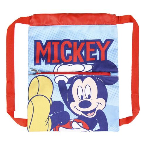 Mickey - Bolsa de cuerdas (33 cm x 27 cm)