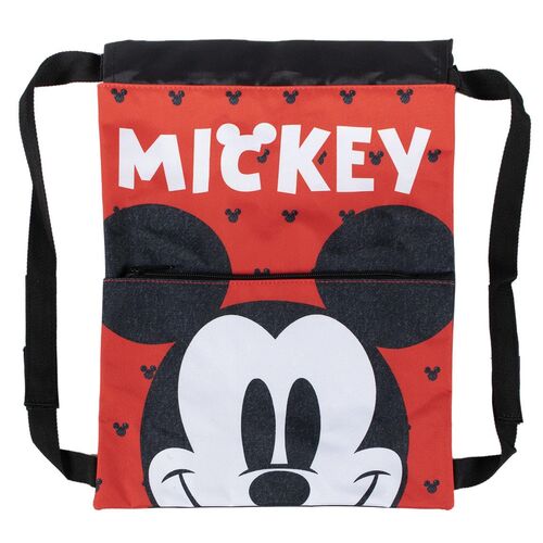 Mickey - Bolsa saquito rojo (33Cm x 26Cm)