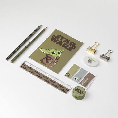 The Mandalorian - Set de papelera escolar Grogu Baby Yoda