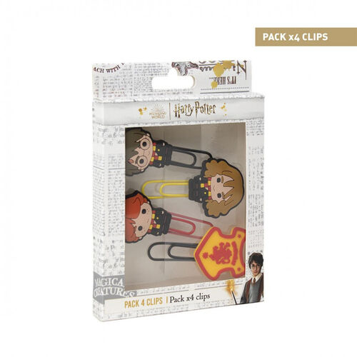 Harry Potter - Pack x4 clips decorados