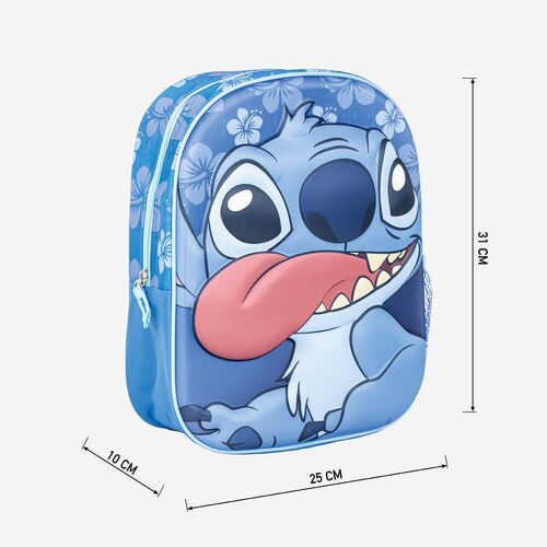 Stitch - Mochila infantil 3D 31cm