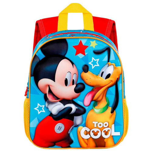 Mickey - Mochila infantil 3D 31cm Mickey & Pluto