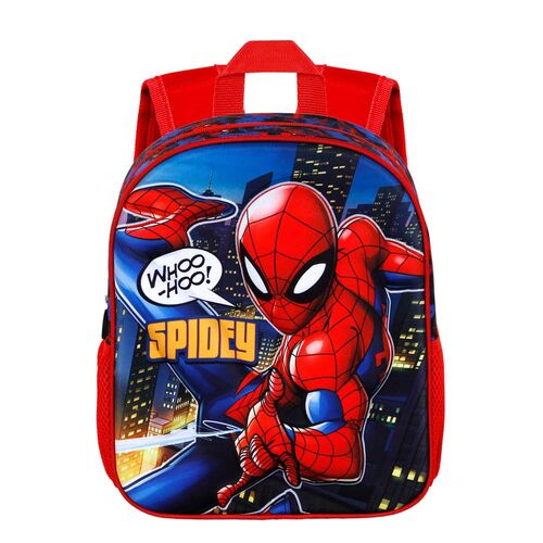 Spiderman - Mochila infantil relieve 3D Mighty 31cm