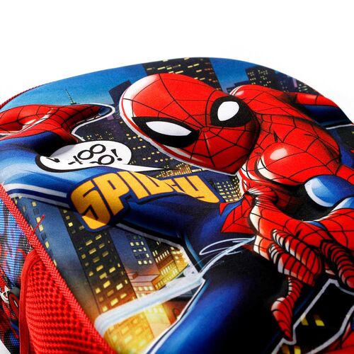 Spiderman - Mochila infantil relieve 3D Mighty 31cm