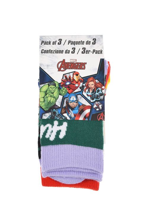 Avengers - Pack de 3 pares de calcetines Pack1 23/26