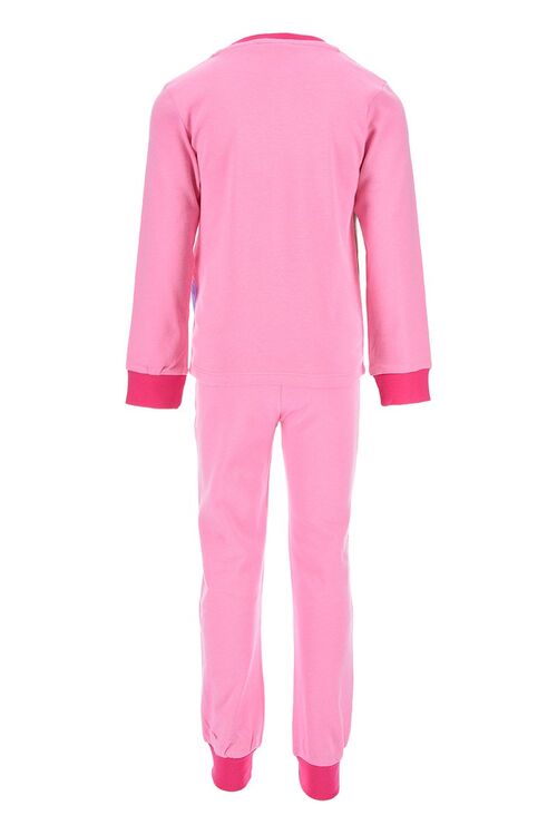 Minnie - Pijama largo infantil nia interlock Rosa 3A