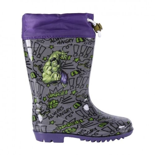 Avengers - Botas de goma para la lluvia Hulk 24