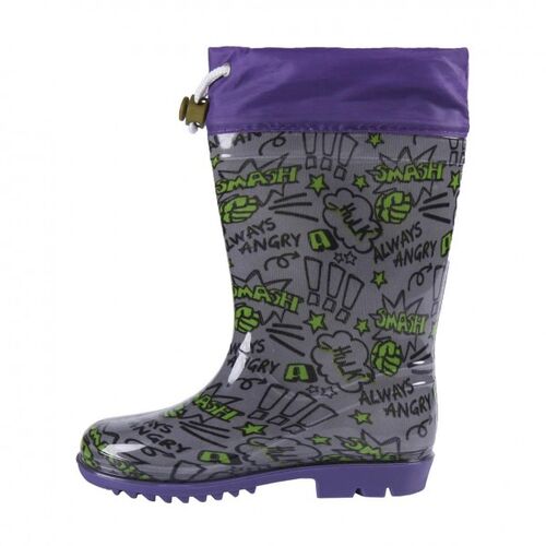 Avengers - Botas de goma para la lluvia Hulk 24