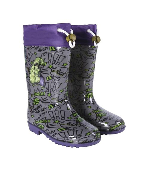 Avengers - Botas de goma para la lluvia Hulk 24