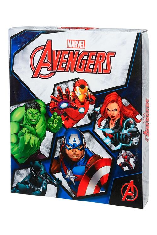 Avengers - Pijama largo interlock invierno infantil en caja Rojo 3A