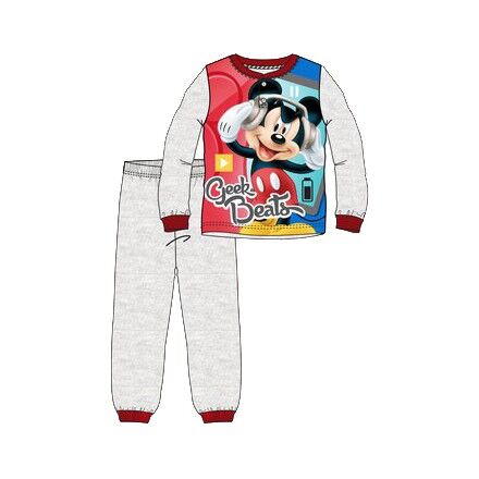 Mickey - Pijama largo interlock Azul claro 3A