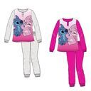 Stitch - Pijama largo invierno interlock Lilo en caja infantil niña Rosa 4A