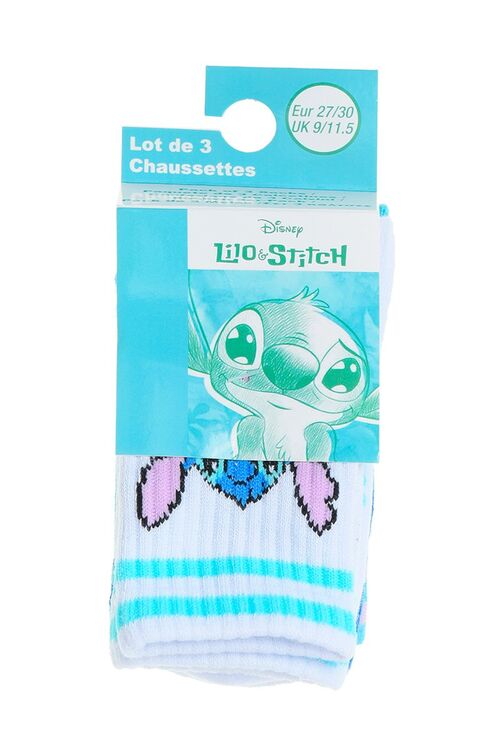 Stitch - Pack 3 calcetines infantiles sport Pack1 27/30