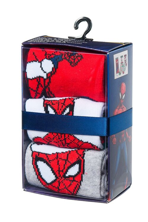 Spiderman - Pack de 3 calcetines en caja Pack1 23/26