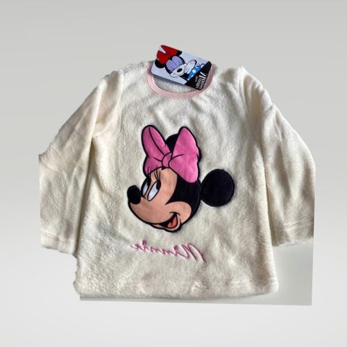 Minnie - Pijama largo infantil de coralina 4A