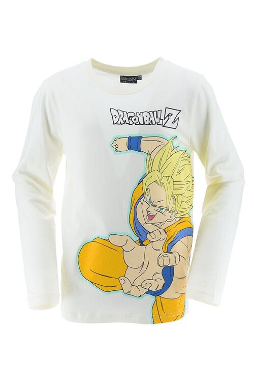 Dragon Ball Z - Camiseta manga larga Blanco 8A