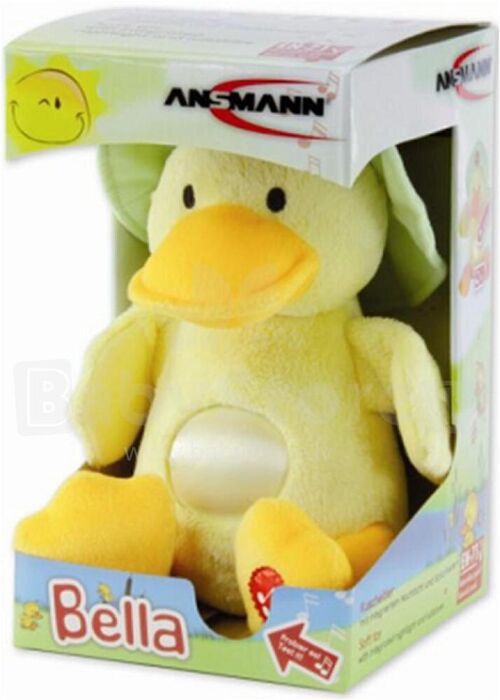 Ansmann - Peluche  Pato Bella musical con luz de noche integrada