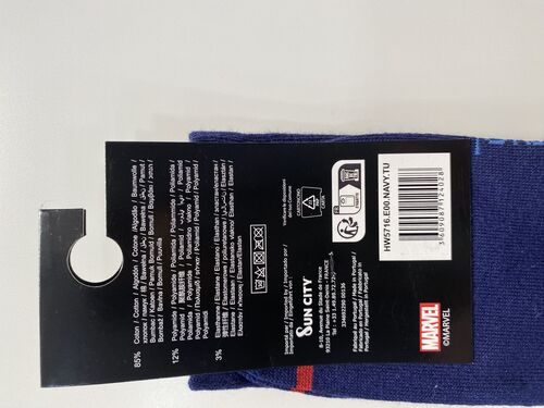 Marvel - Calcetines C. America Azul oscuro Talla Unica