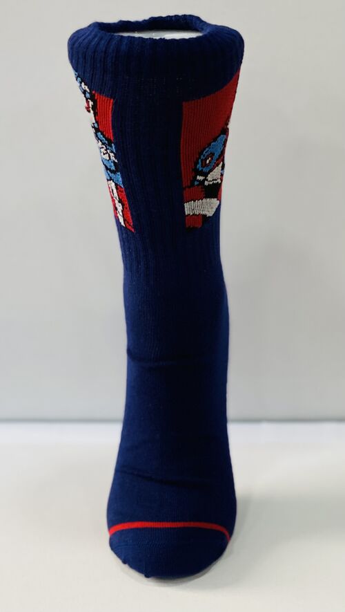 Marvel - Calcetines Sport C. America Azul oscuro Talla Unica