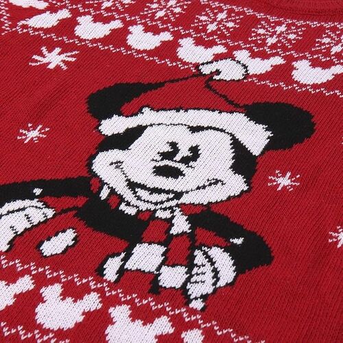 Mickey - Jersey de punto decoraciones navideñas S