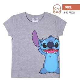 Stitch - Camiseta corta single jersey nia