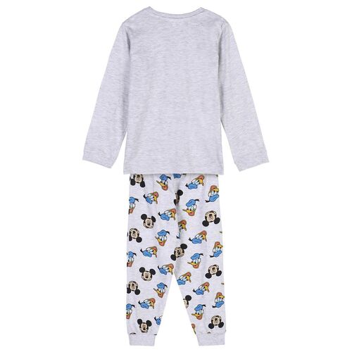 Mickey - Pijama largo single jersey infantil nio Gris 6A