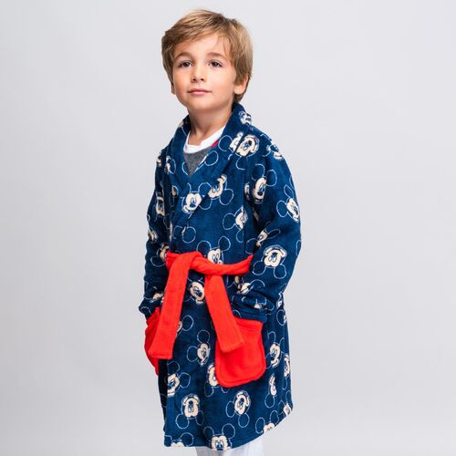 Mickey - Bata de coralina infantil Azul oscuro 5A