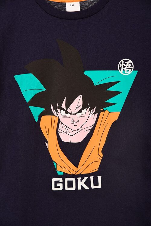 Dragon Ball - Camiseta verano manga corta infantil Azul oscuro 8A