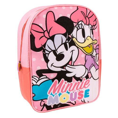 Minnie - Mochila infantil de Minnie y Daisy rosa de 29 cm