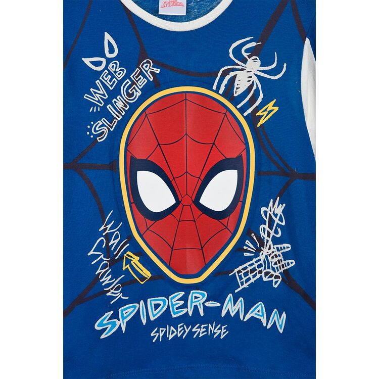 Spiderman - Camiseta manga larga infantil nio Azul claro 3A