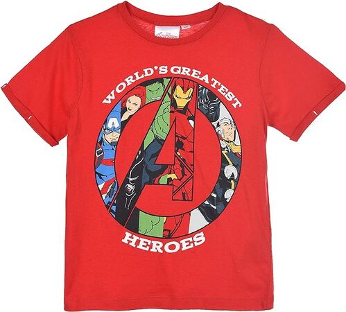 Avengers - Camiseta manga corta Rojo 4A