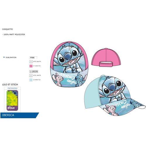 Stich - Gorra infantil Lilo &Stich Verde 52