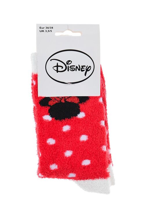 Minnie - Calcetines  antideslizantes Rojo 39/41