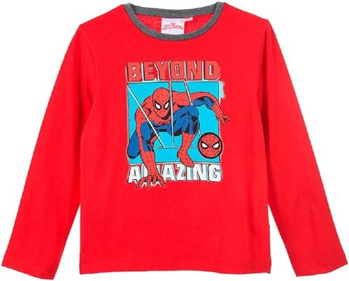 Spiderman - Camiseta manga larga Azul claro 3A