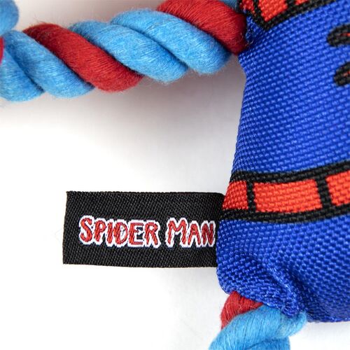 Spiderman - Cuerda dental con forma de mueco para perro. 26cm de alto